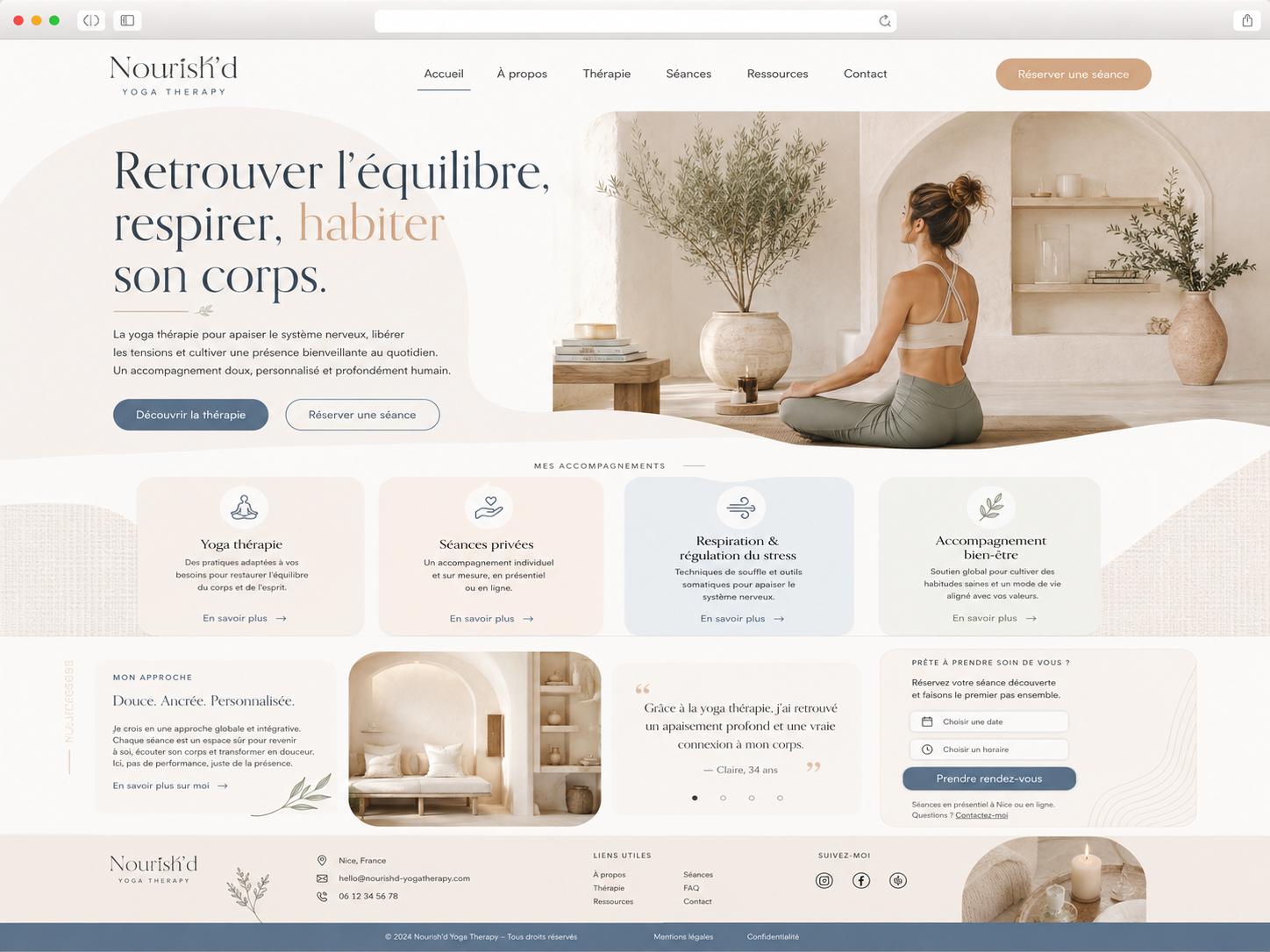 Exemple de site web réalisé par Lemon 4